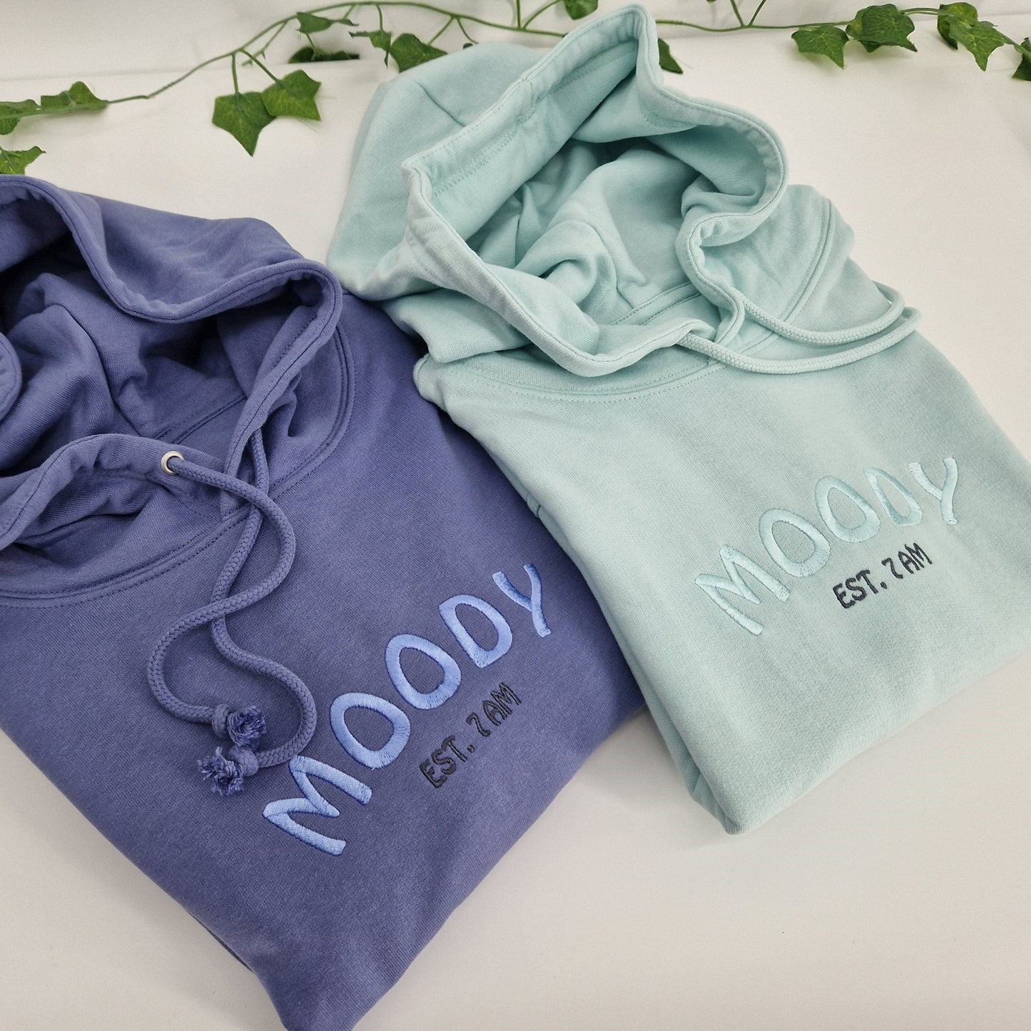 Moody Embroidered Hoodie