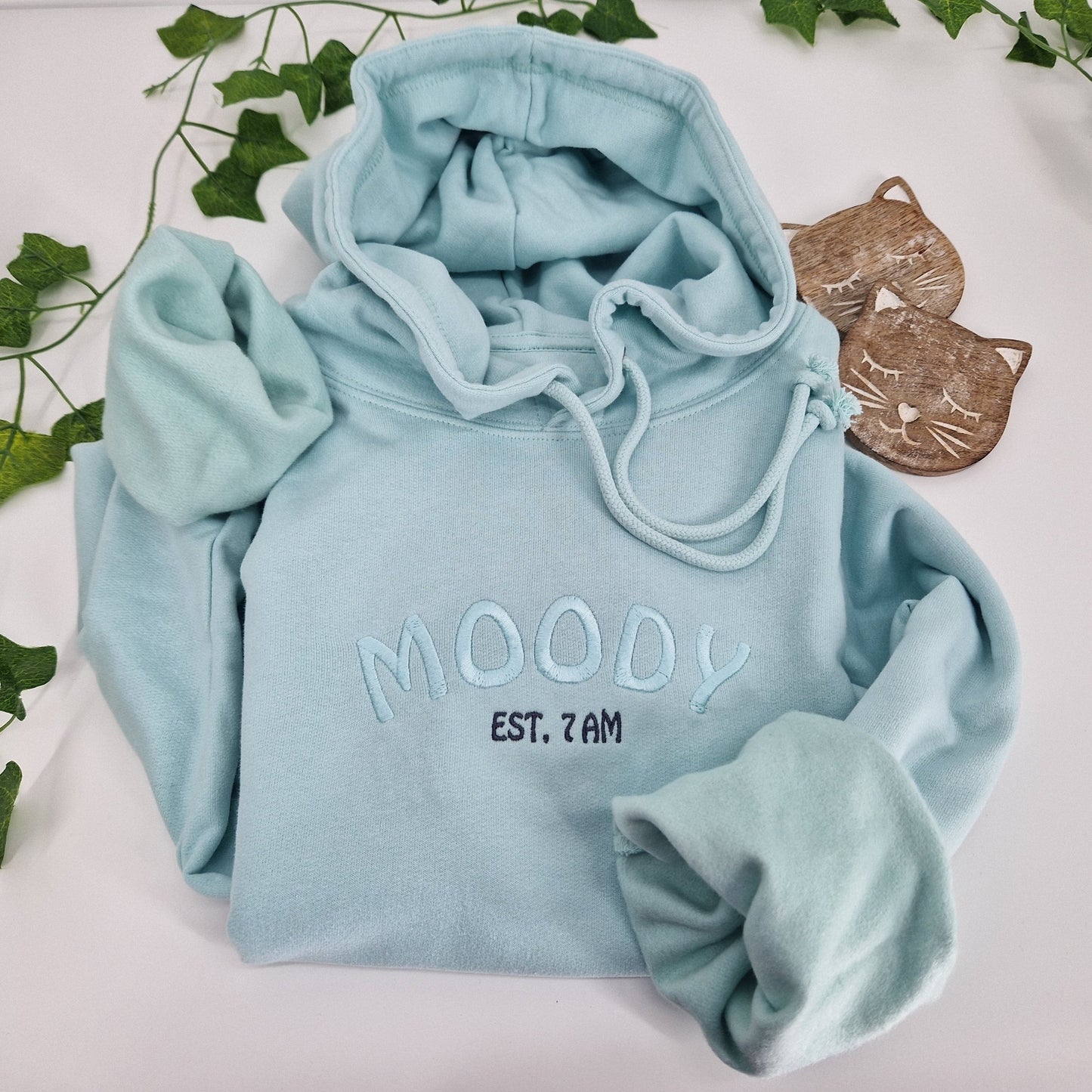Moody Embroidered Hoodie