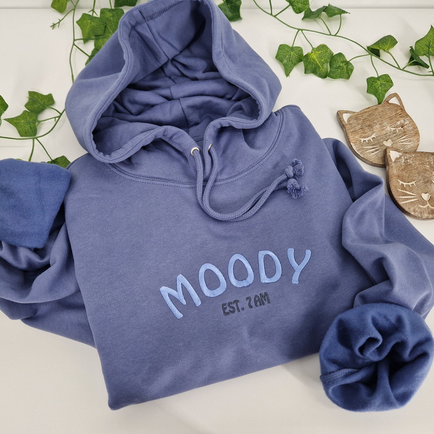 Moody Embroidered Hoodie