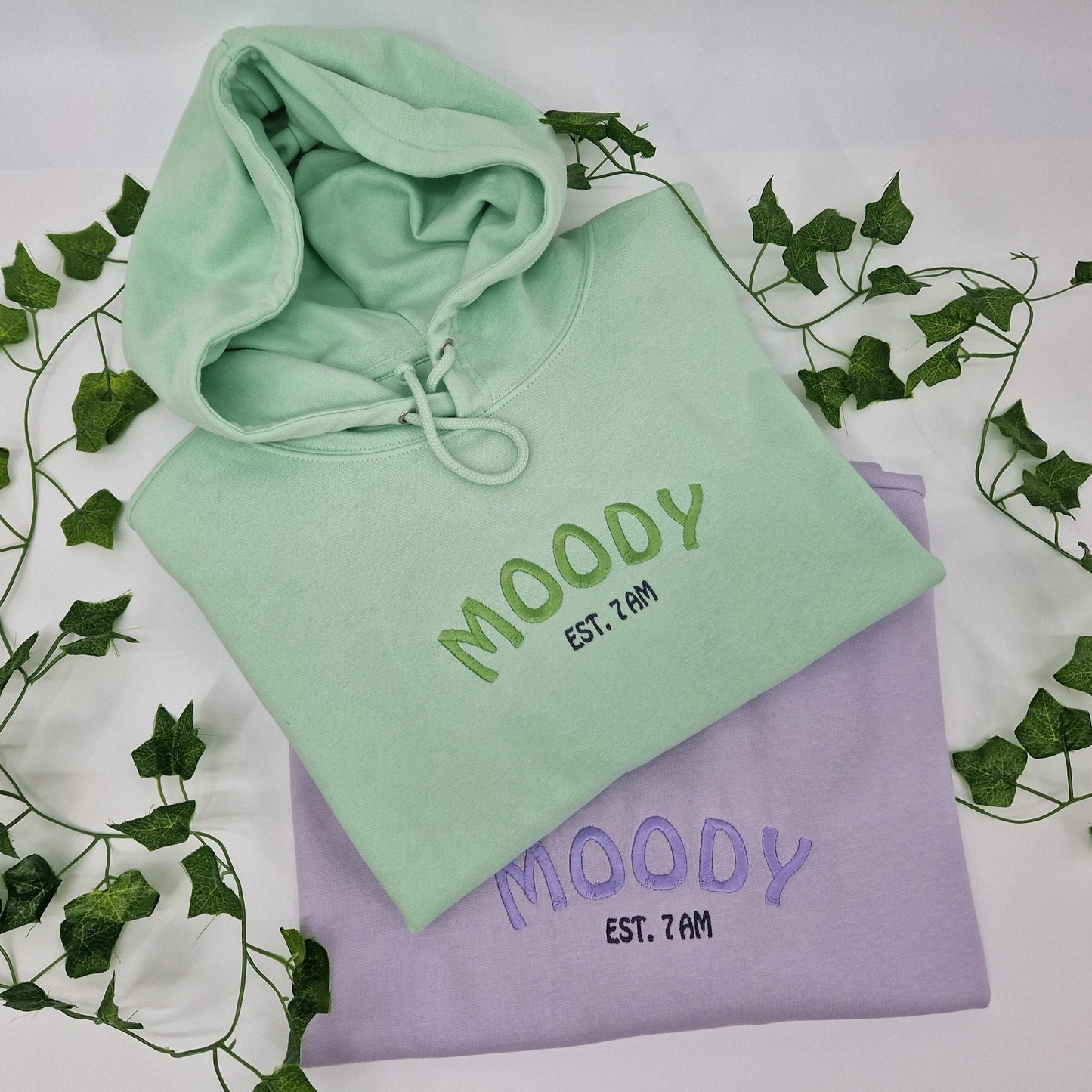 Moody Embroidered Hoodie