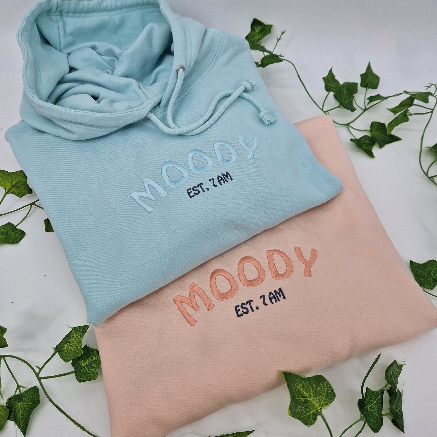 Moody Embroidered Hoodie