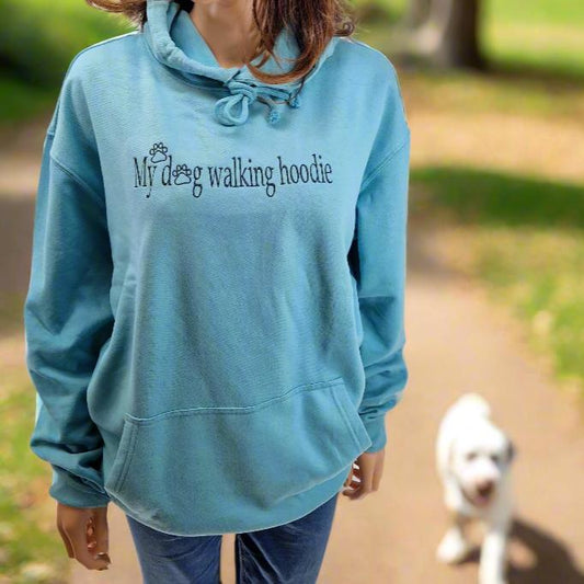 My Dog Walking Hoodie